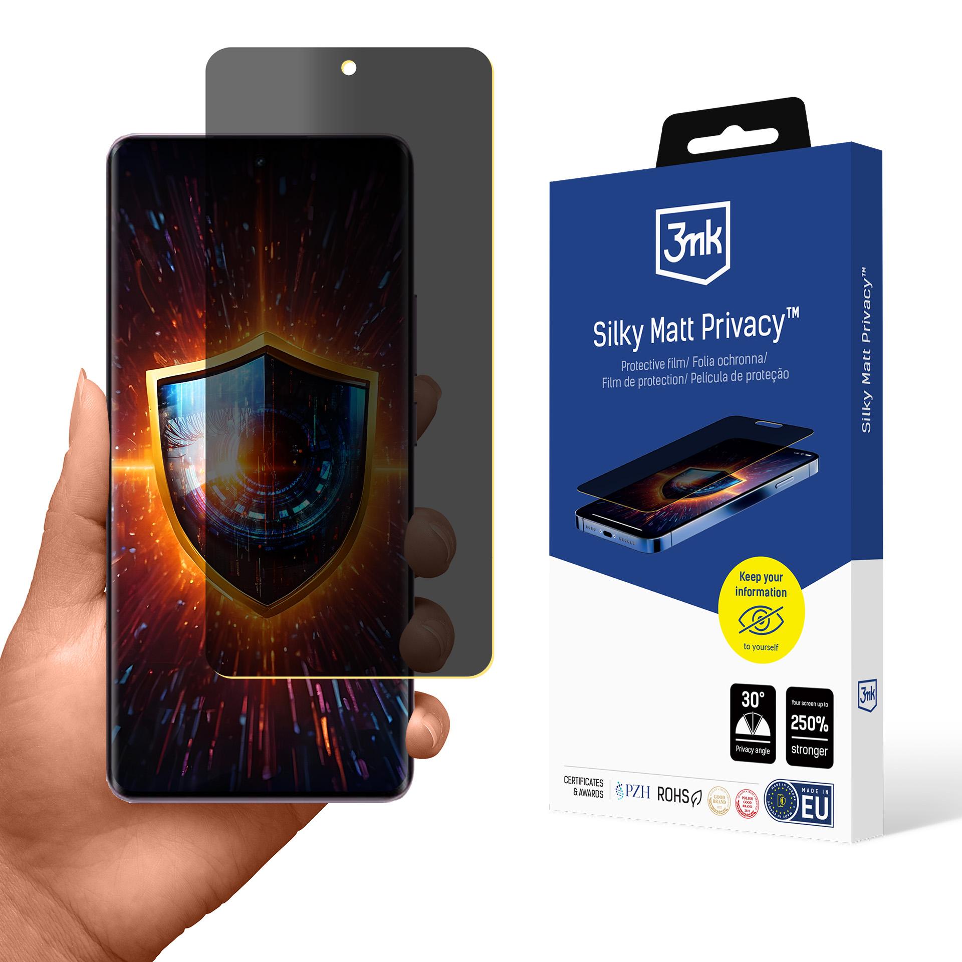Realme 14 Pro – 3mk Silky Matt Privacy privaatsusfilter