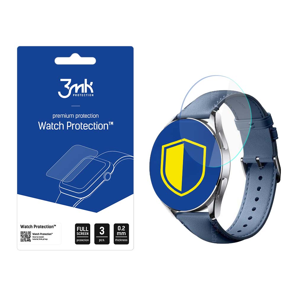 Xiaomi Watch S2 42mm – 3mk Watch Protection ARC nutikella ekraanikaitse