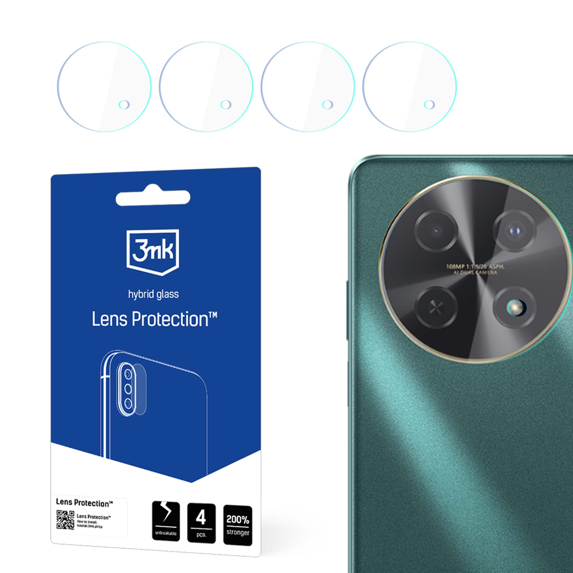 3mk Lens Protection Camera Cover jaoks Huawei Nova 12i