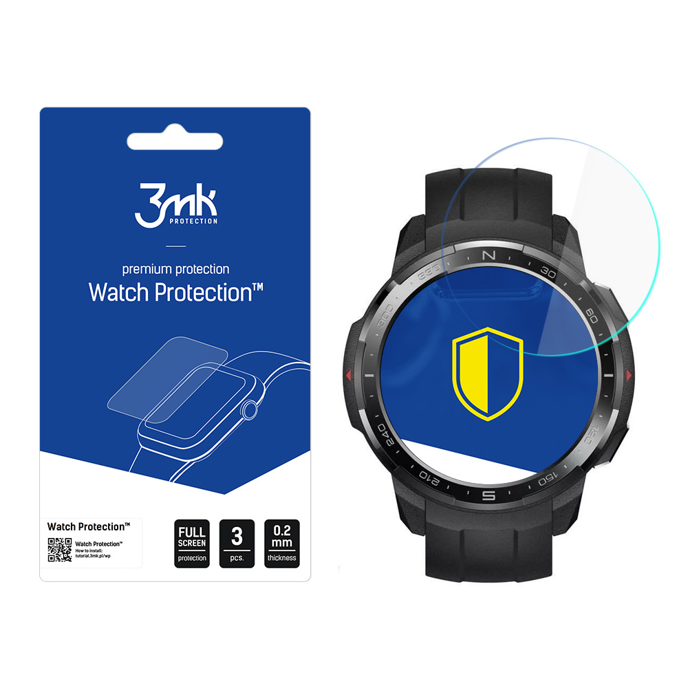Honor Watch GS Pro – 3mk Watch Protection FlexibleGlass nutikella ekraanikaitse