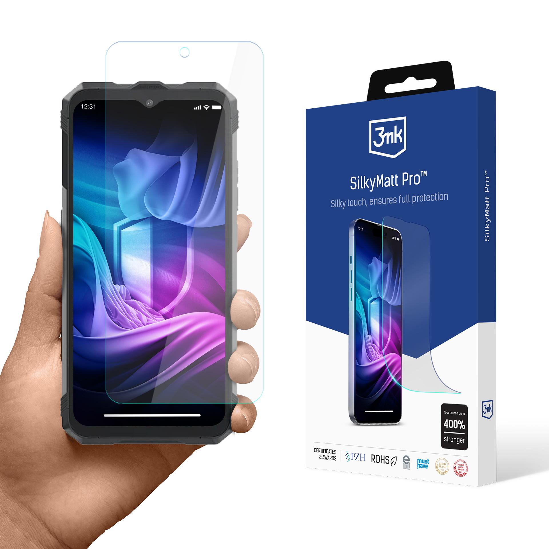Cubot KingKong AX – 3mk Silky Matt Pro telefoni ekraanikaitse