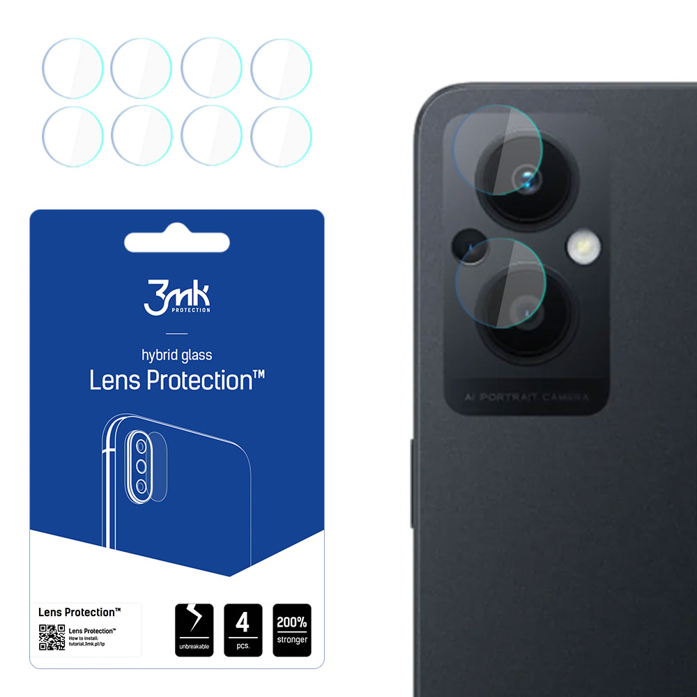 Oppo Reno 7 Z 5G – 3mk Lens Protection kaamera objektiivi kaitse