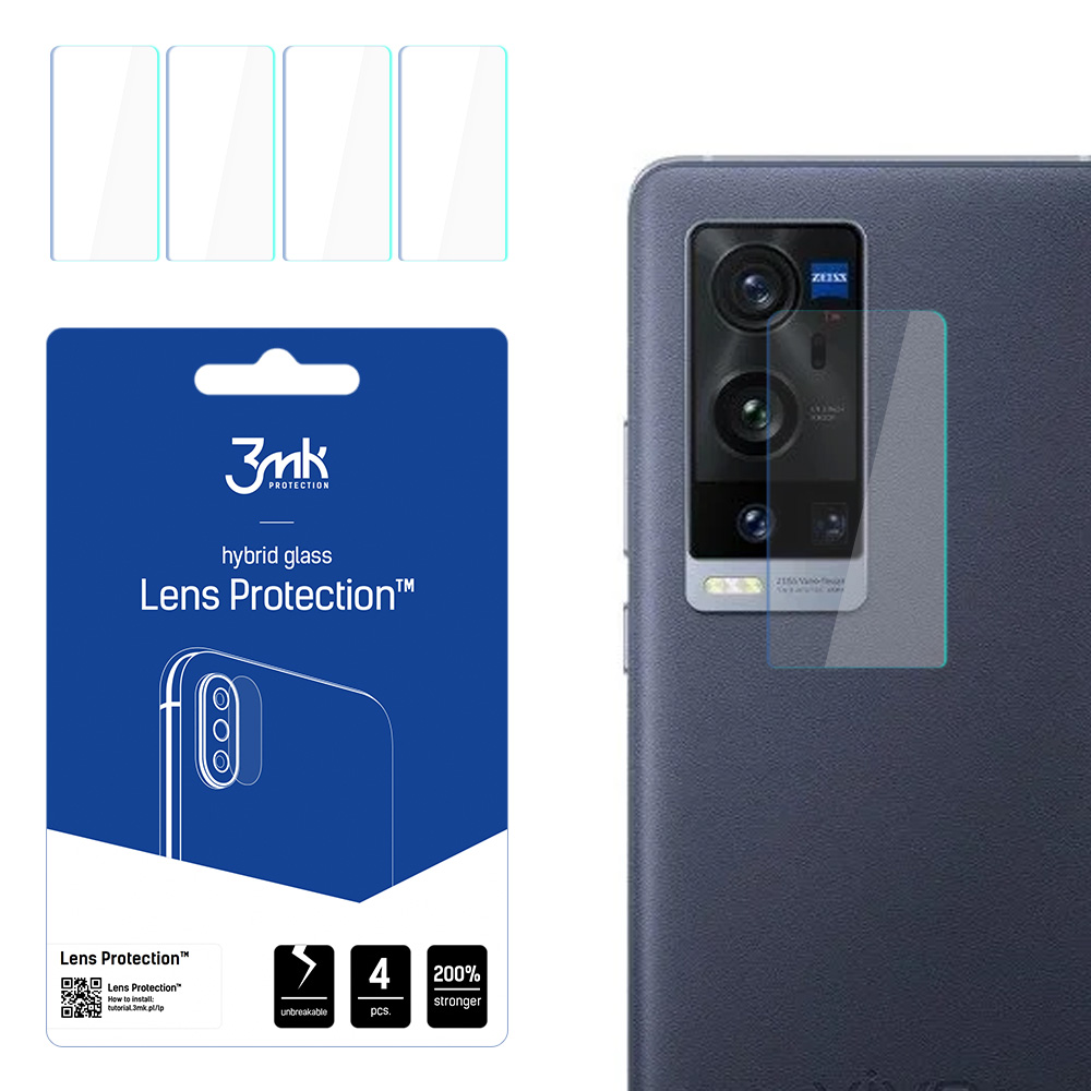 Vivo X60 Pro+ 5G – 3mk Lens Protection kaamera objektiivi kaitse
