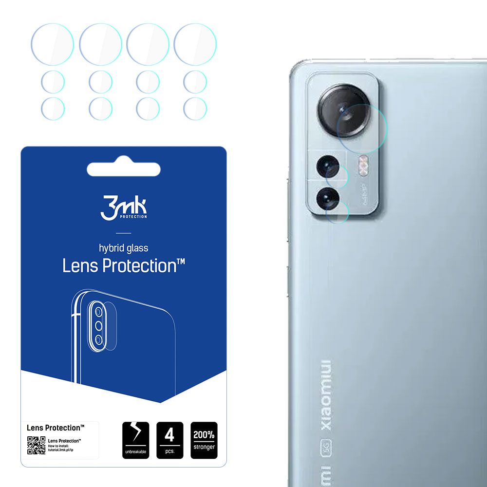 Xiaomi 12 Lite - 3mk objektiivi kaitse™