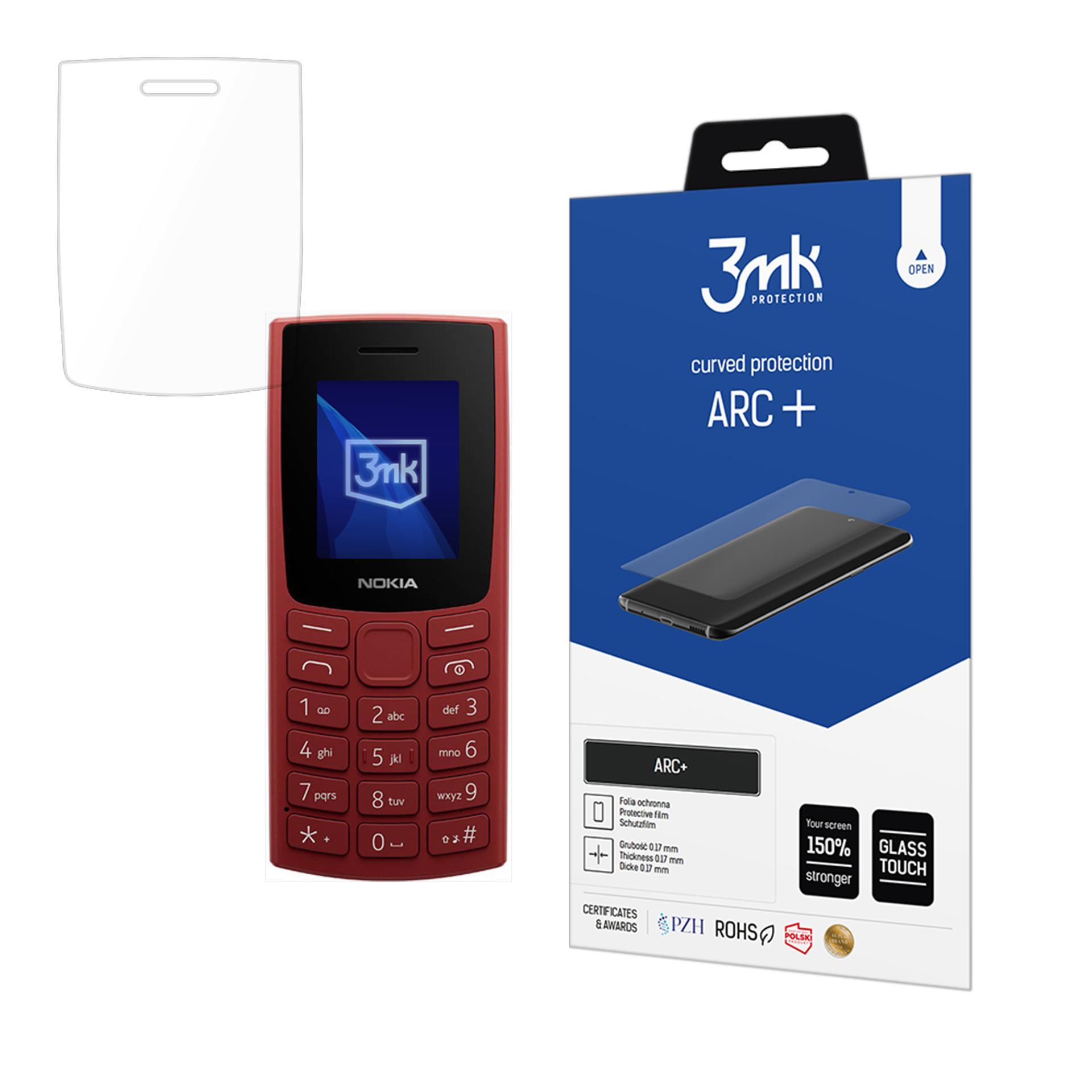 Nokia 105 4G (2023) – 3mk ARC+ telefoni ekraanikaitse