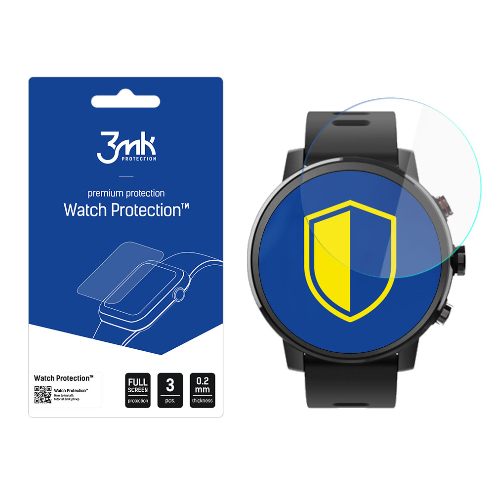 Xiaomi Amazfit Stratos 2 – 3mk Watch Protection ARC nutikella ekraanikaitse