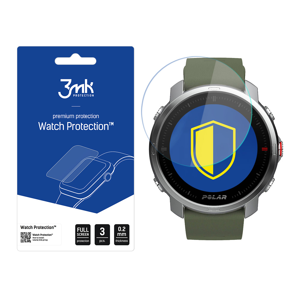 Polar Grit X – 3mk Watch Protection FlexibleGlass nutikella ekraanikaitse
