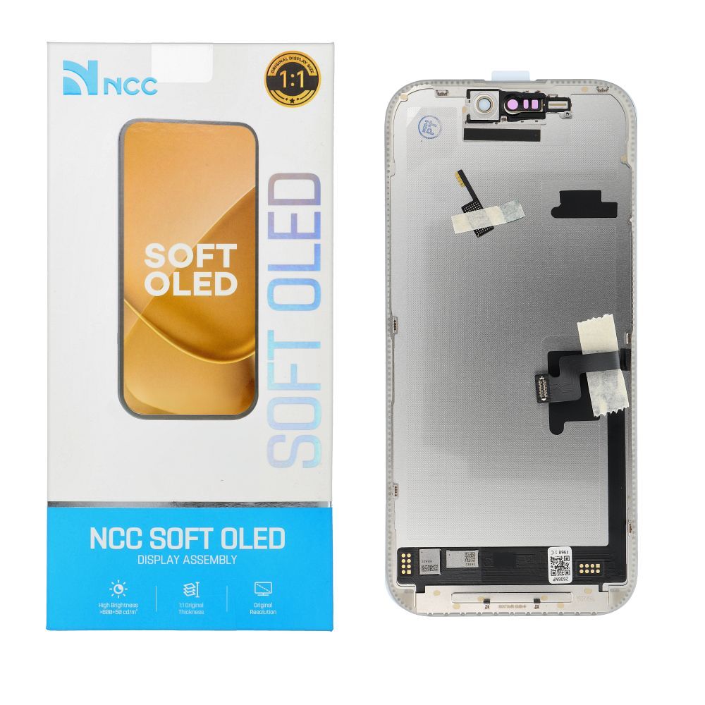 NCC Soft OLED ekraanimoodul mudelile iPhone 16 PRO, 120 Hz (toetab IC teisaldamist)