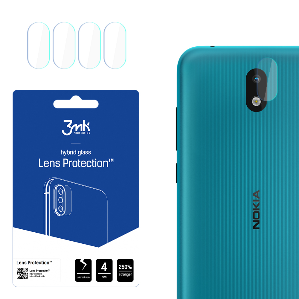 Hübriidklaas 3MK Hübriidklaas kaamera NOKIA 1.3 kaamerale 4 tk.