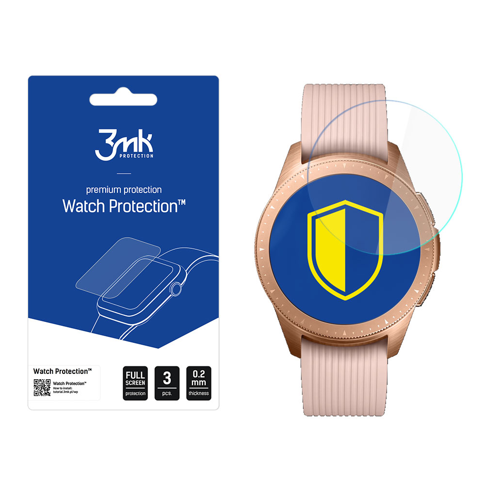 Samsung Galaxy Watch 42mm – 3mk Watch Protection FlexibleGlass nutikella ekraanikaitse