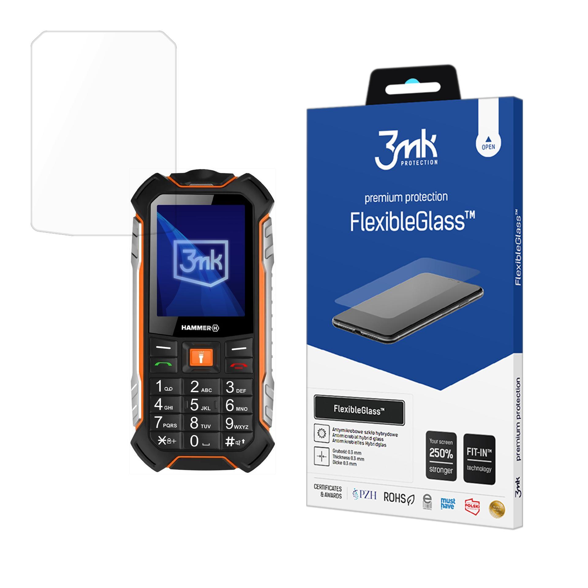 MyPhone Hammer Boost – 3mk FlexibleGlass telefoni ekraanikaitse