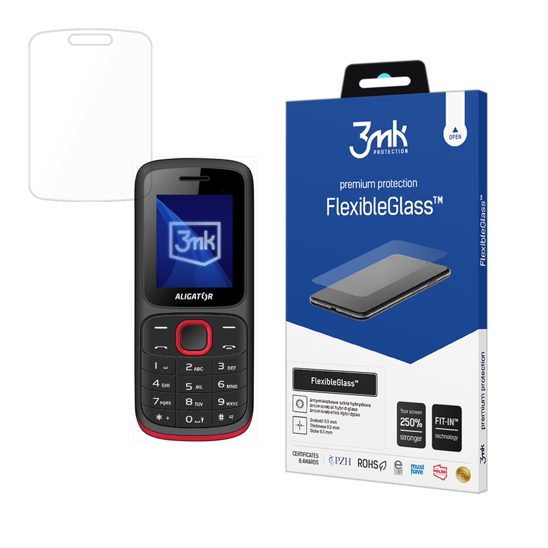Aligator D210 – 3mk FlexibleGlass telefoni ekraanikaitse