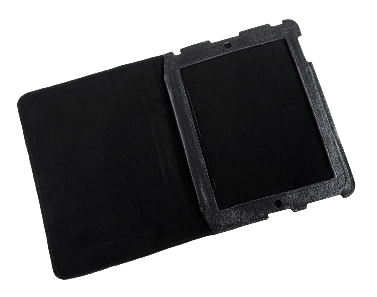 Ehtsast nahast ümbris Apple iPad 2 jaoks, must