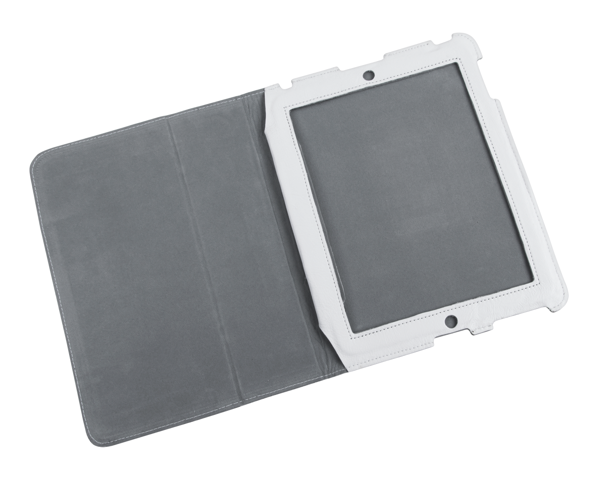 Nahast ümbris Apple iPad 3 jaoks, valge