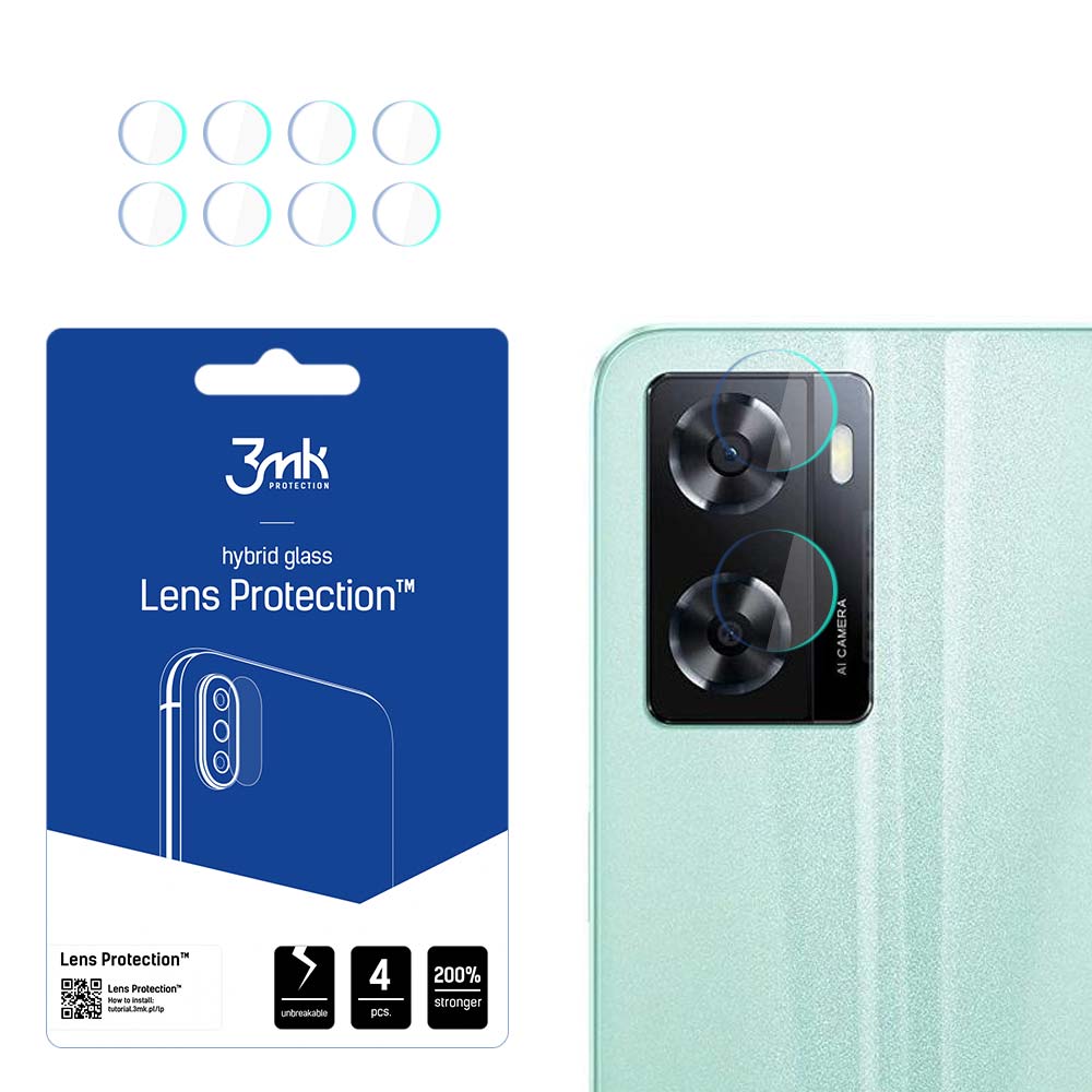 Oppo A57 4G/A57 5G/A57e/A57s – 3mk Lens Protection kaamera objektiivi kaitse