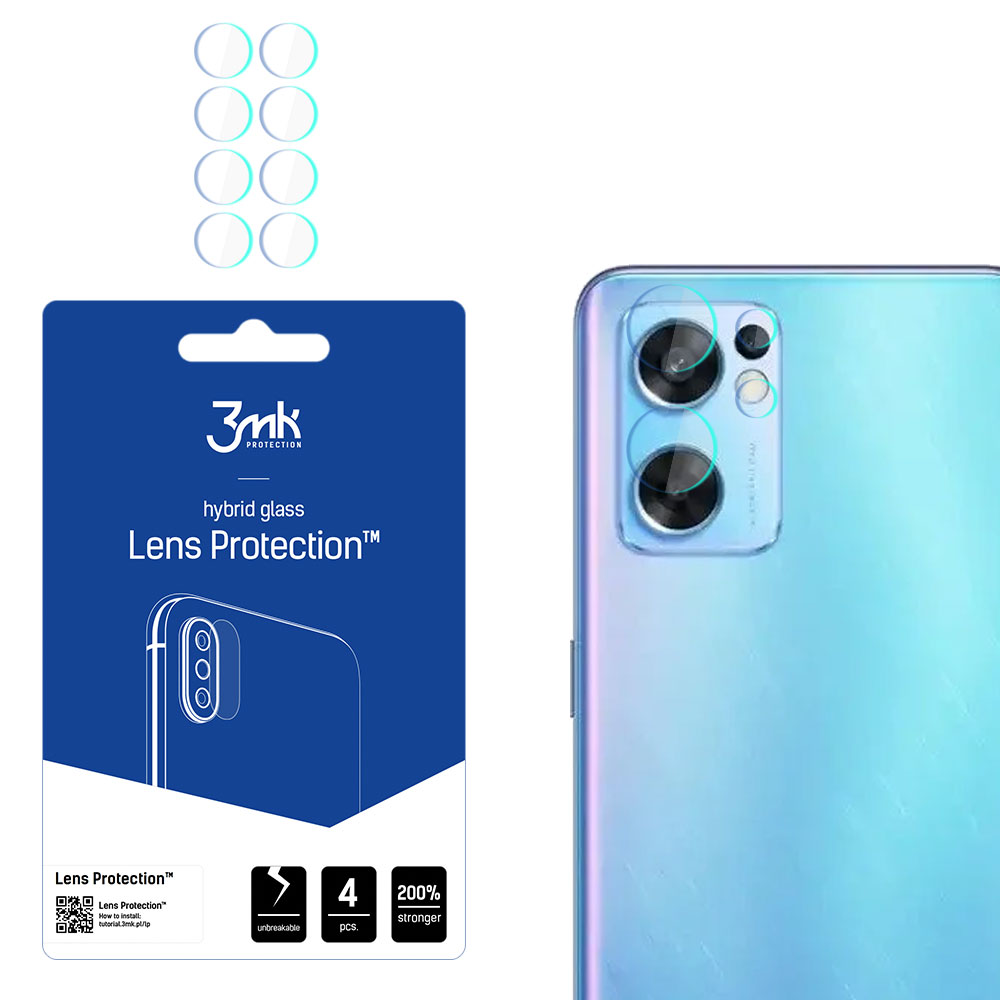 Oppo Reno 7 SE 5G – 3mk Lens Protection kaamera objektiivi kaitse