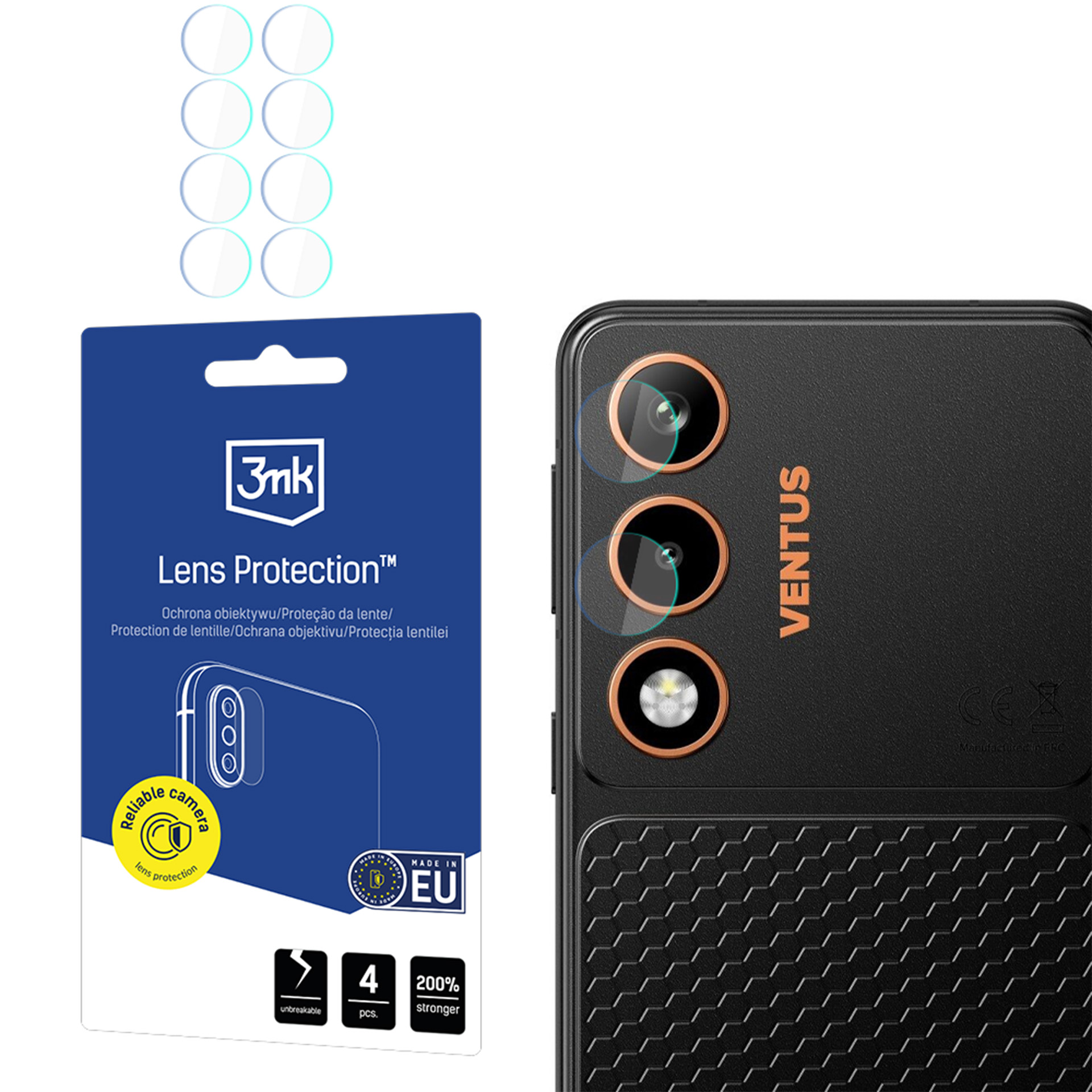Hammer Ventus 5G – 3mk Lens Protection kaamera objektiivi kaitse