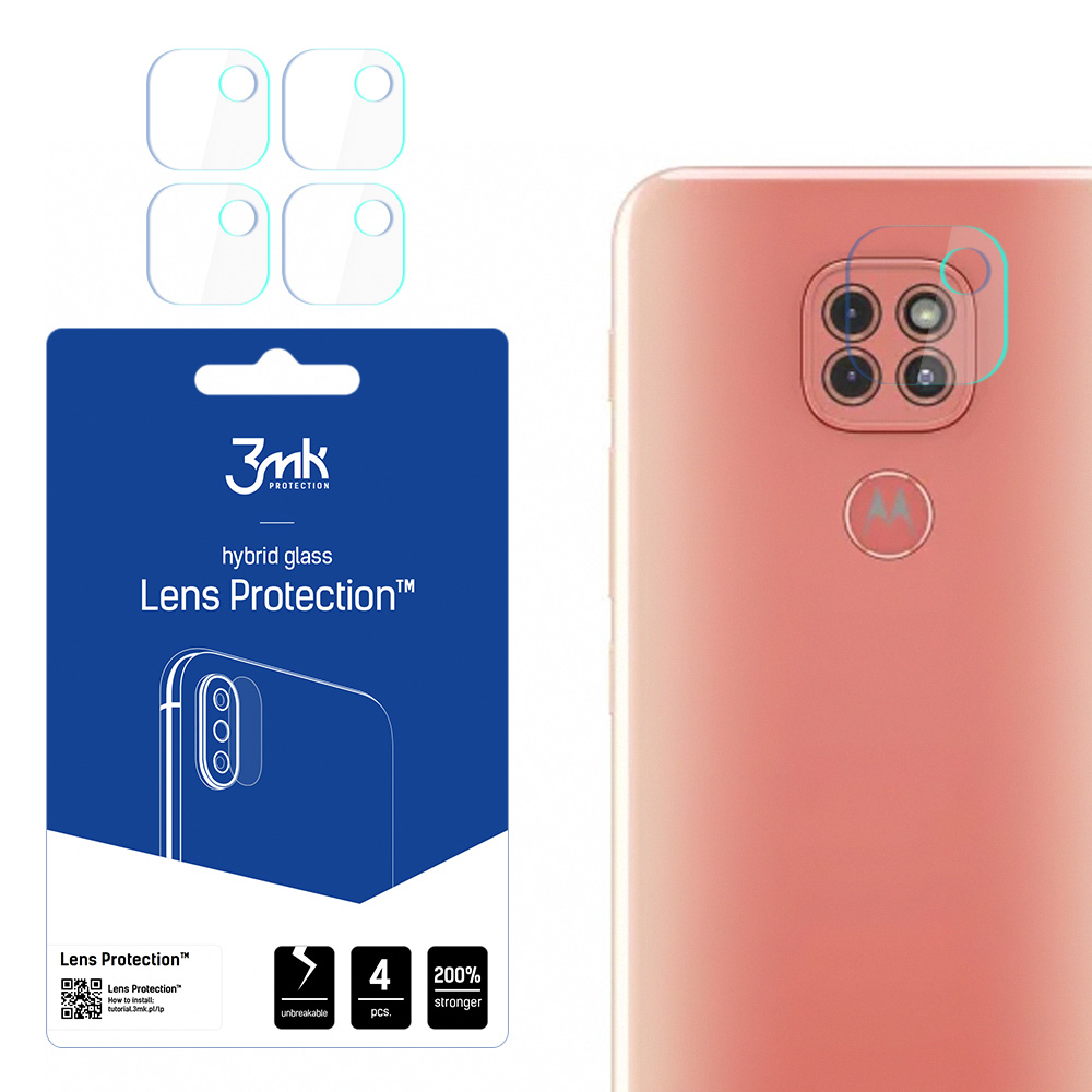 Hübriidklaas 3MK Hübriidklaas kaamera MOTOROLA MOTO G9 PLAY kaamerale 4 tk.