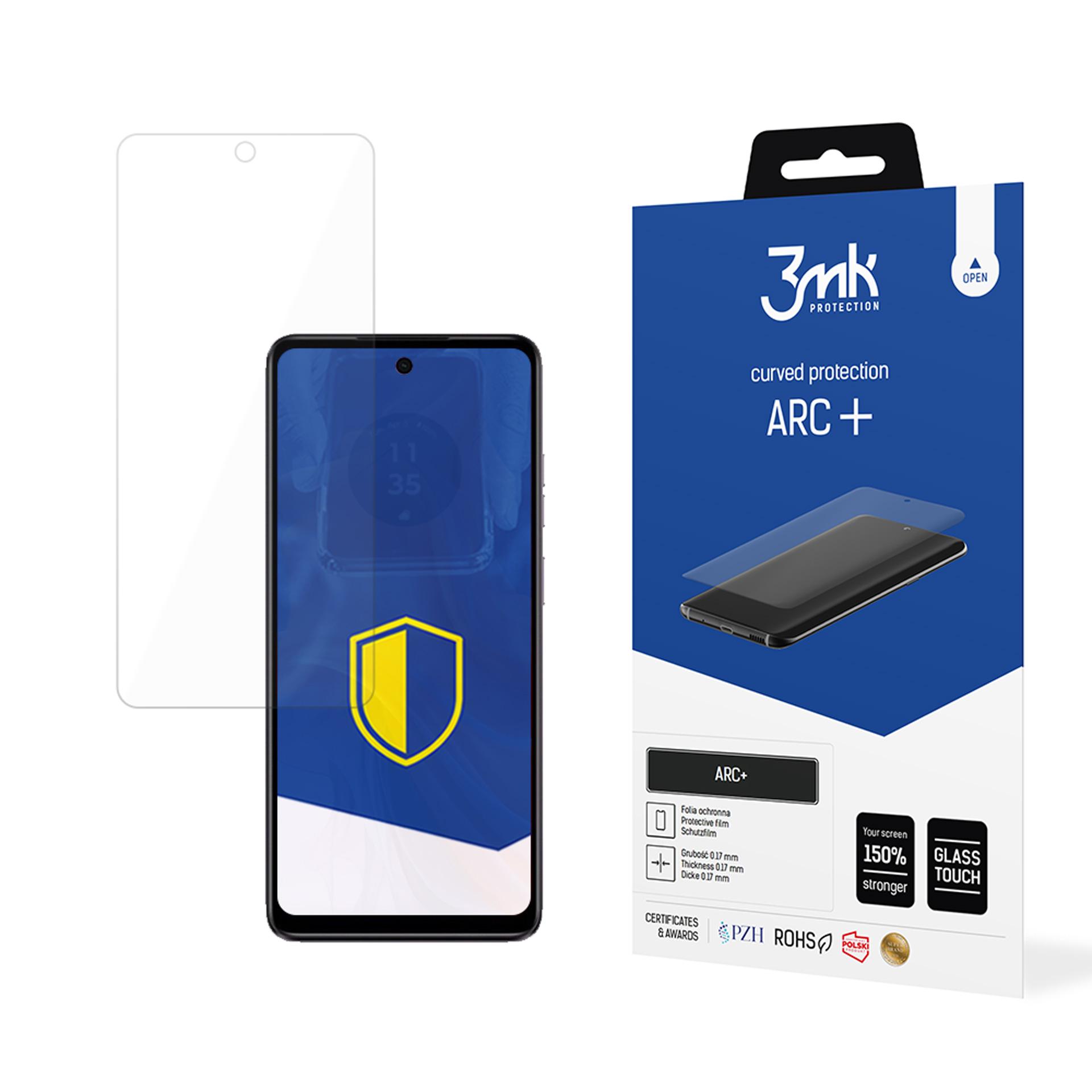 Motorola Moto E14 – 3mk ARC+ telefoni ekraanikaitse