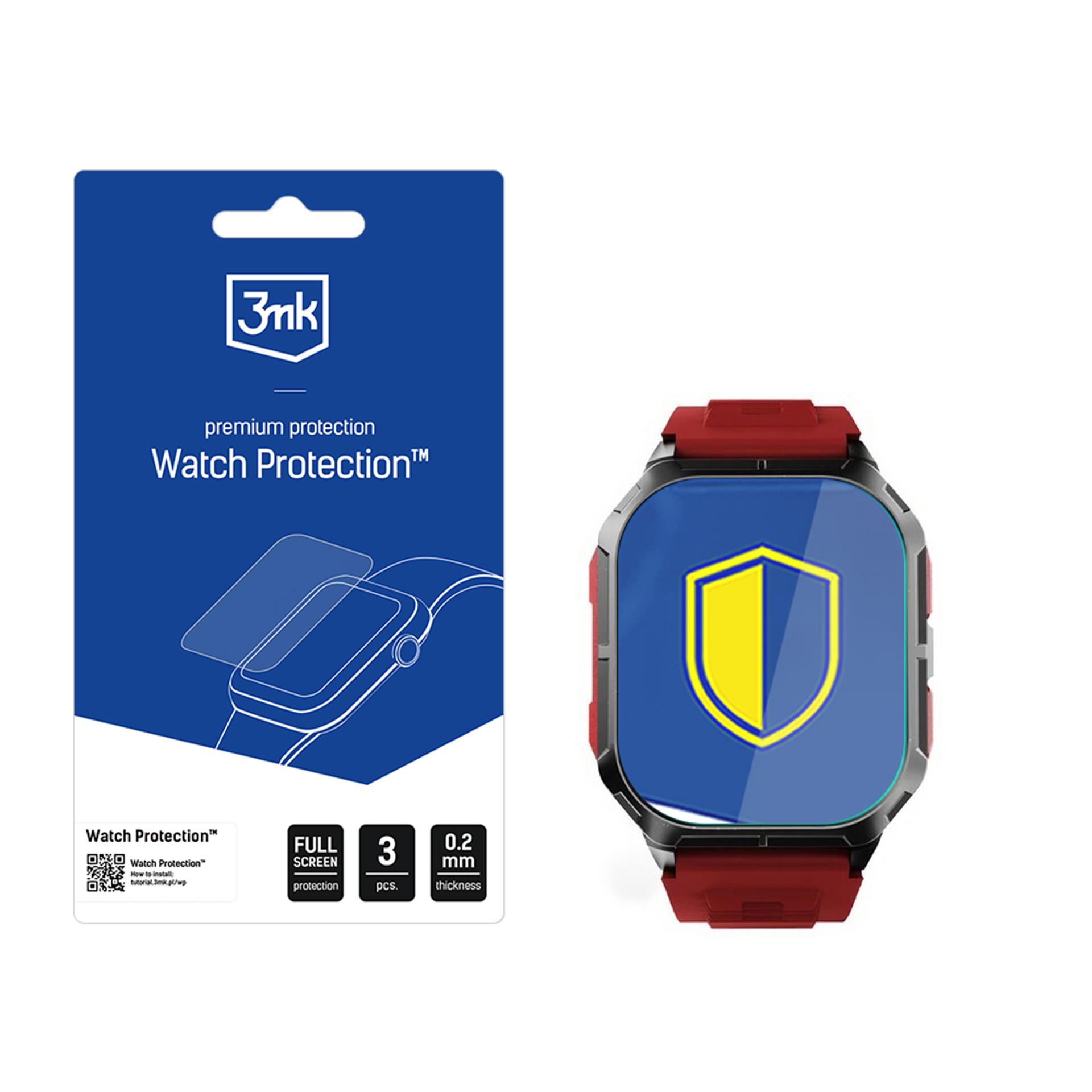 HiFuture FutureFit Ultra 3 – 3mk Watch Protection FlexibleGlass nutikella ekraanikaitse