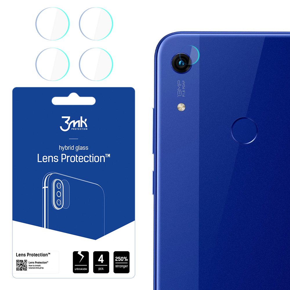 Hübriidklaas 3MK Hübriidklaas kaamera HUAWEI HONOR 8A kaamerale 4 tk.