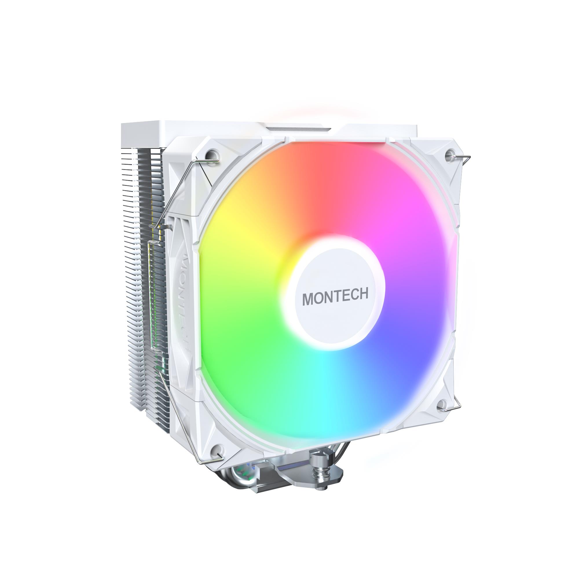 Montech NX400 ARGB (W) universaalne protsessori jahuti, valge