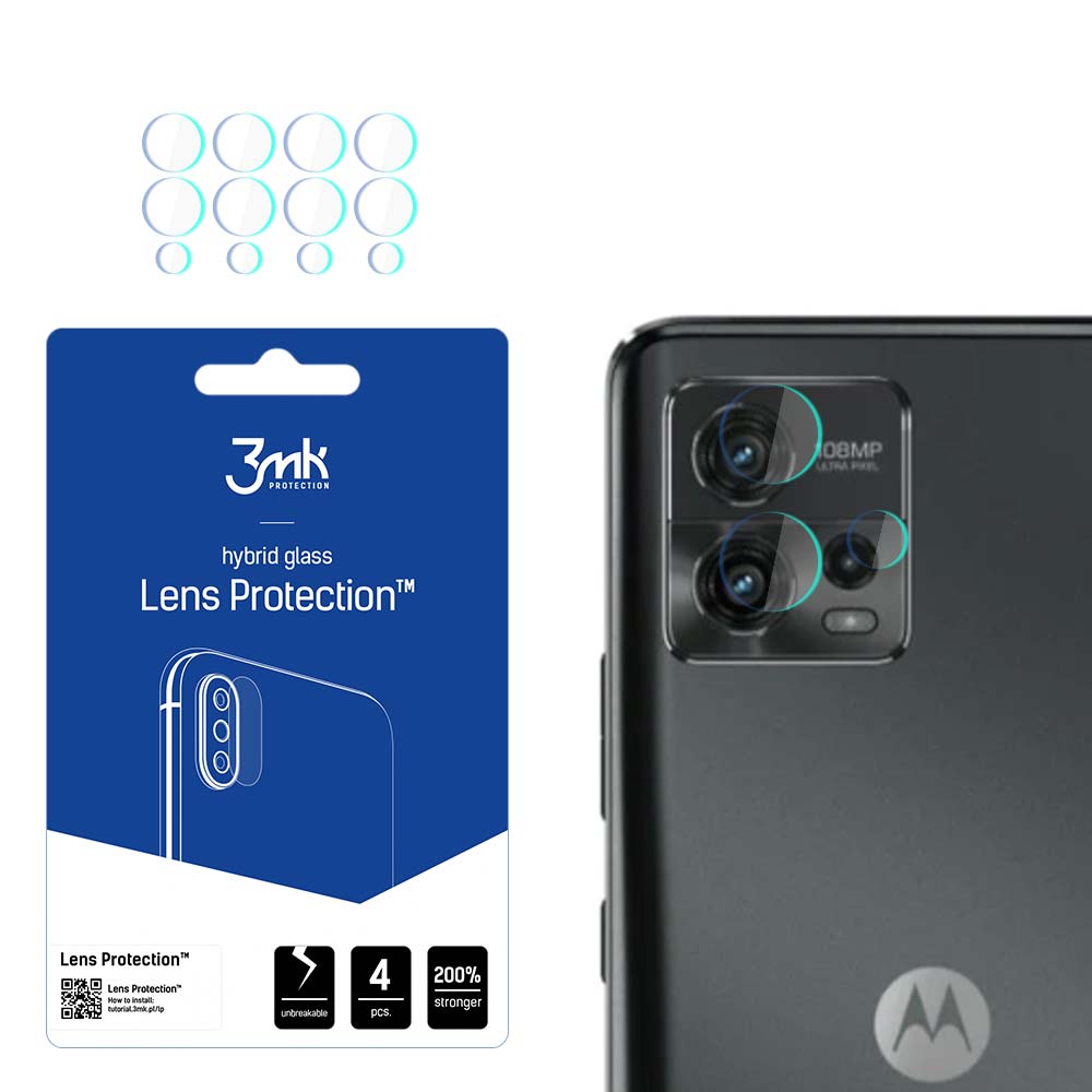 3mk Lens Protection™ hybrid camera glass jaoks Motorola Moto G72