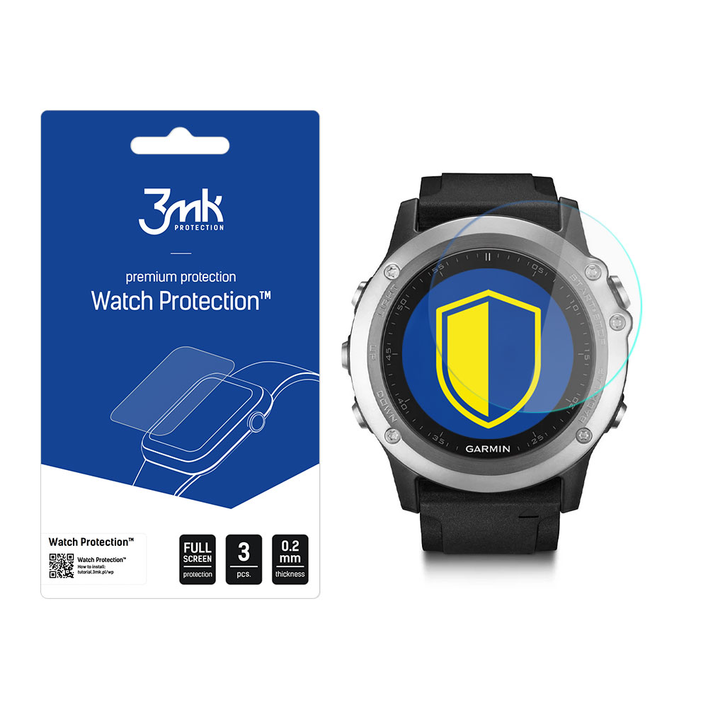 Garmin Fenix 3 – 3mk Watch Protection FlexibleGlass nutikella ekraanikaitse