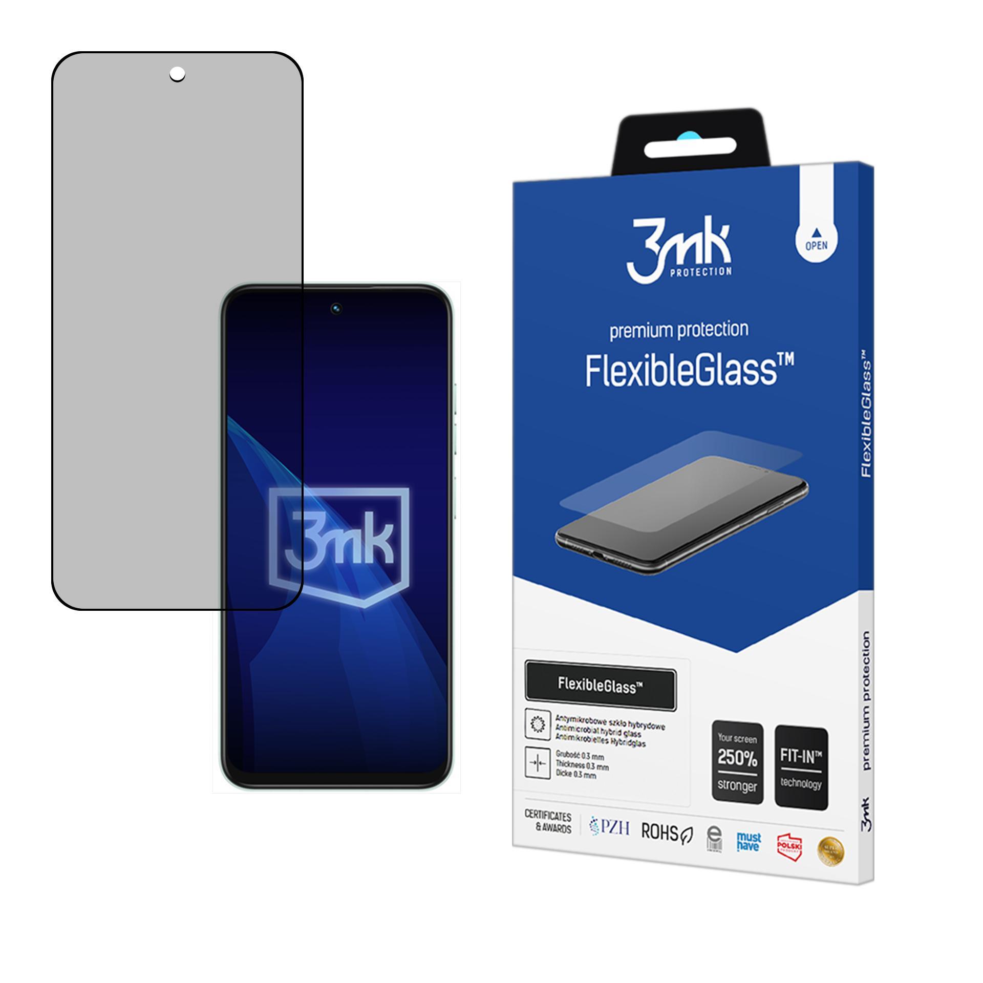 Hübriidklaas 3mk FlexibleGlass jaoks Tecno Spark Go 1 / Pop 9