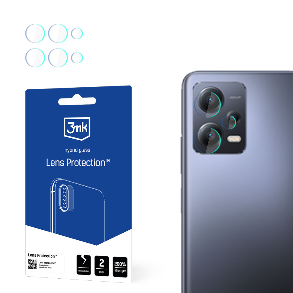 Redmi Note 12 5G – 3mk Lens Protection kaamera objektiivi kaitse