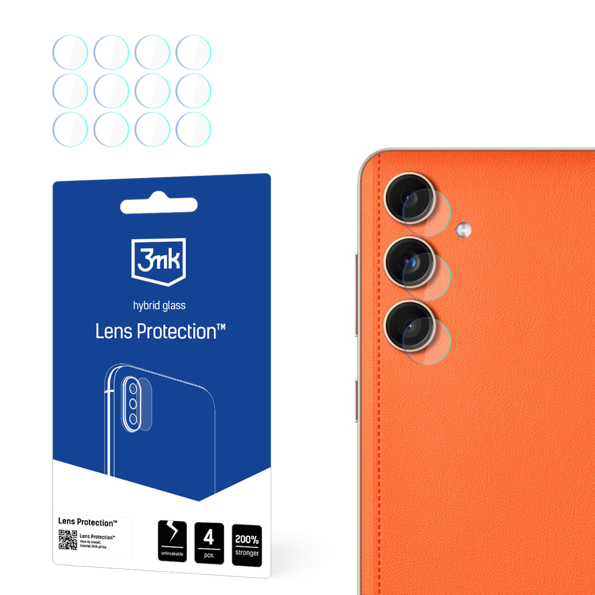 Samsung Galaxy C55 – 3mk Lens Protection kaamera objektiivi kaitse