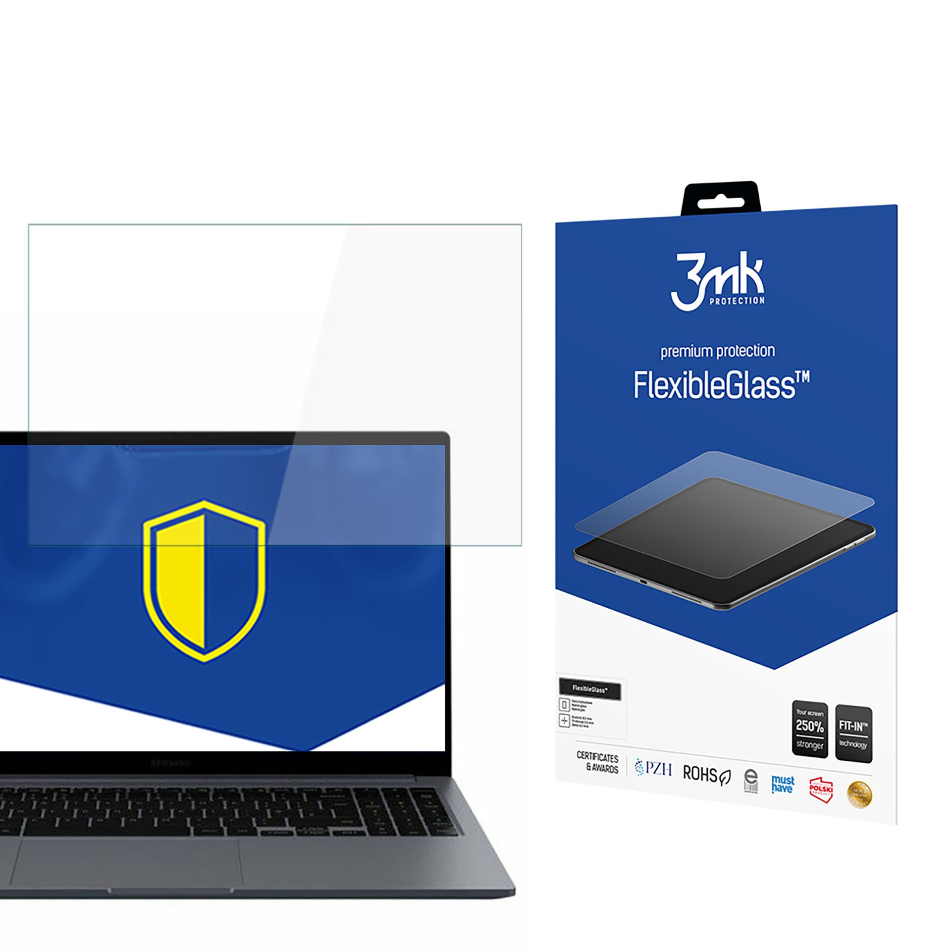 Samsung Galaxy Book 4 15,6 – 3mk FlexibleGlass (kuni 17") arvuti ekraanikaitse
