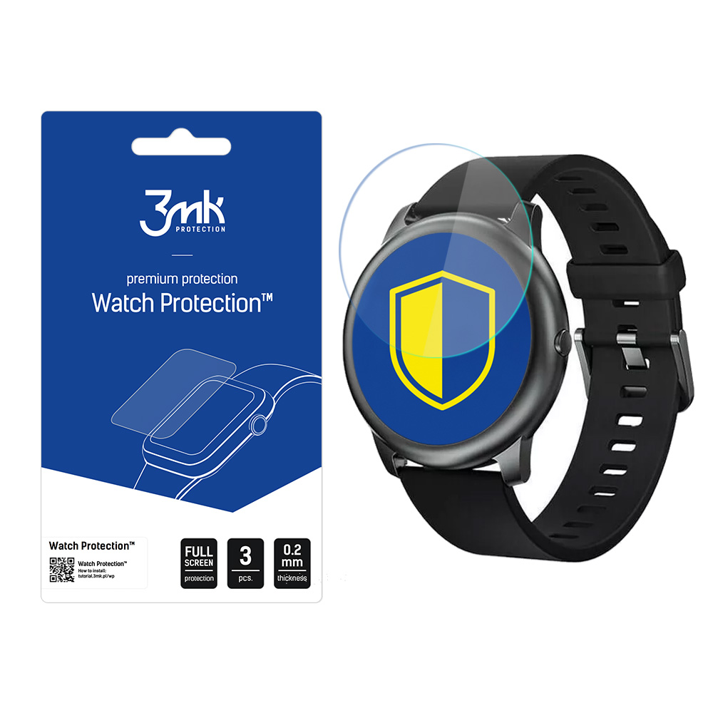 Xiaomi Haylou Solar LS05 – 3mk Watch Protection FlexibleGlass nutikella ekraanikaitse