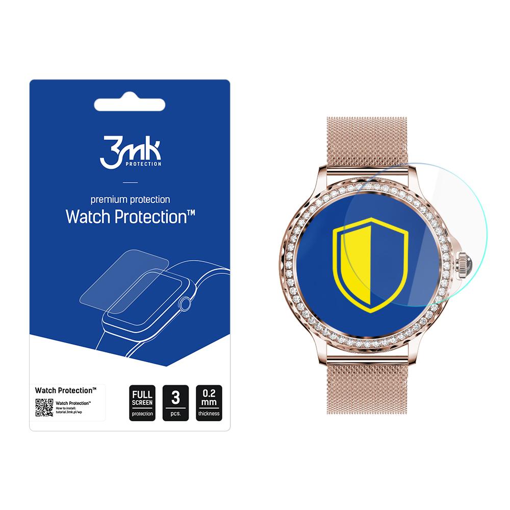 Smartwatch Ekraanikaitse 3mk Watch Protection FlexibleGlass jaoks Rubicon RNCF19