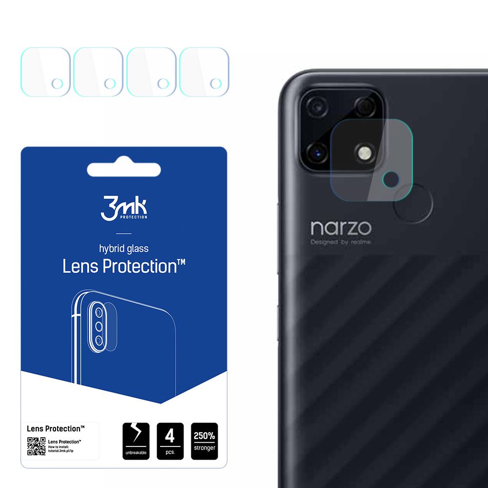 Realme Narzo 30A – 3mk Lens Protection kaamera objektiivi kaitse