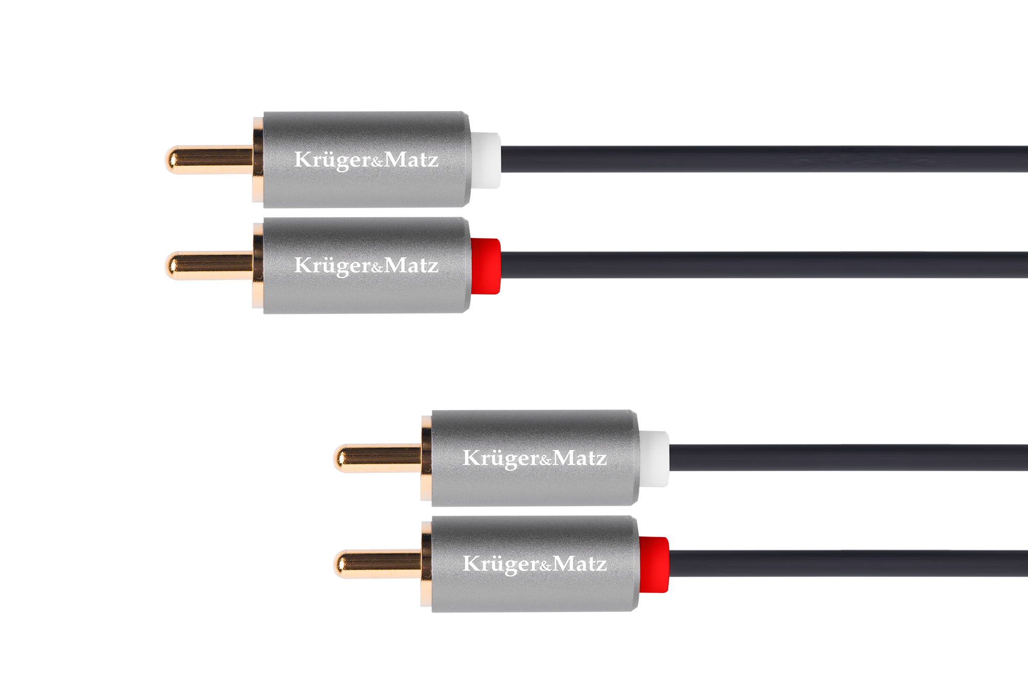 Kruger&Matz Basic 2RCA–2RCA kaabel, 5 m
