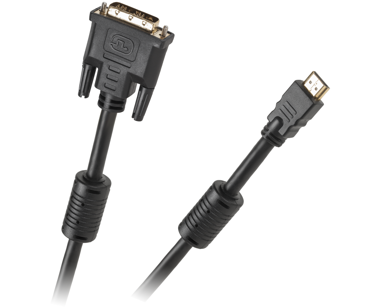 DVI–HDMI kaabel, 5 m, kullatud, v1.3b