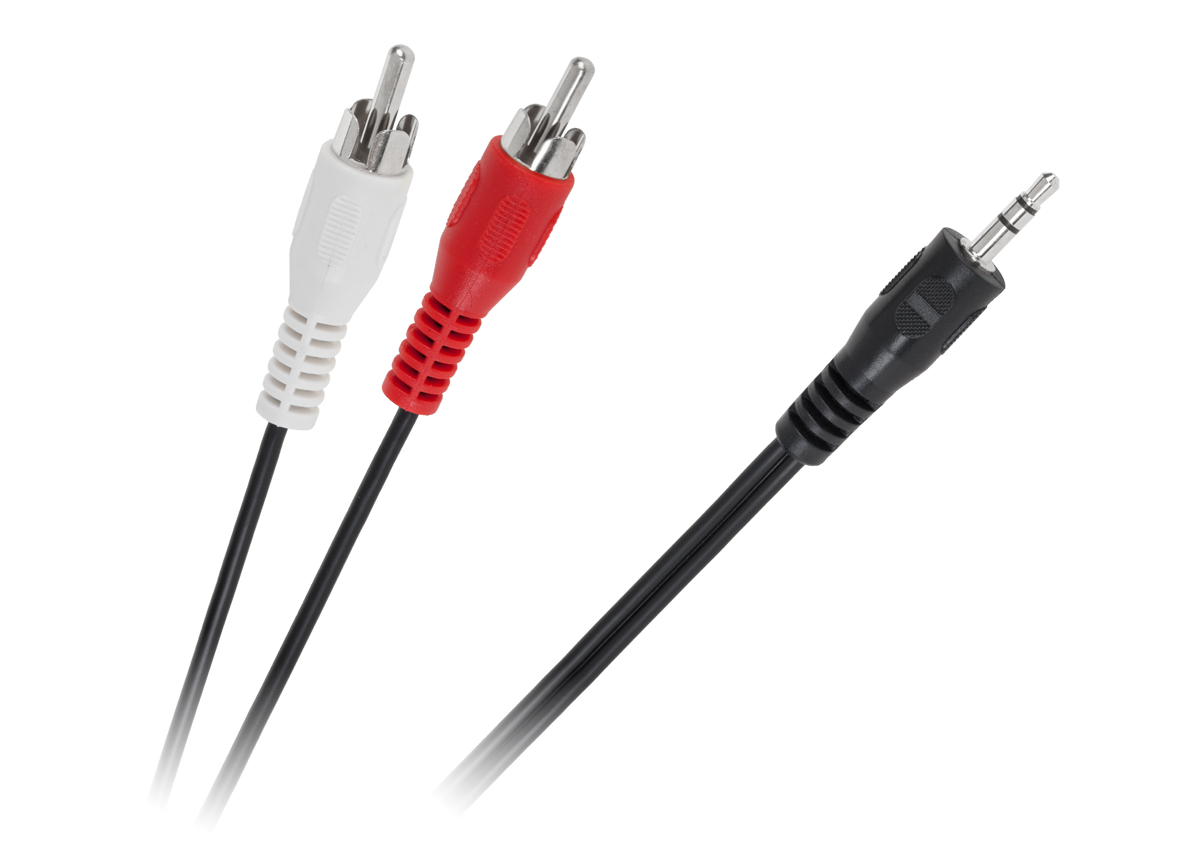 3,5 mm jack–2 RCA kaabel, 1,8 m