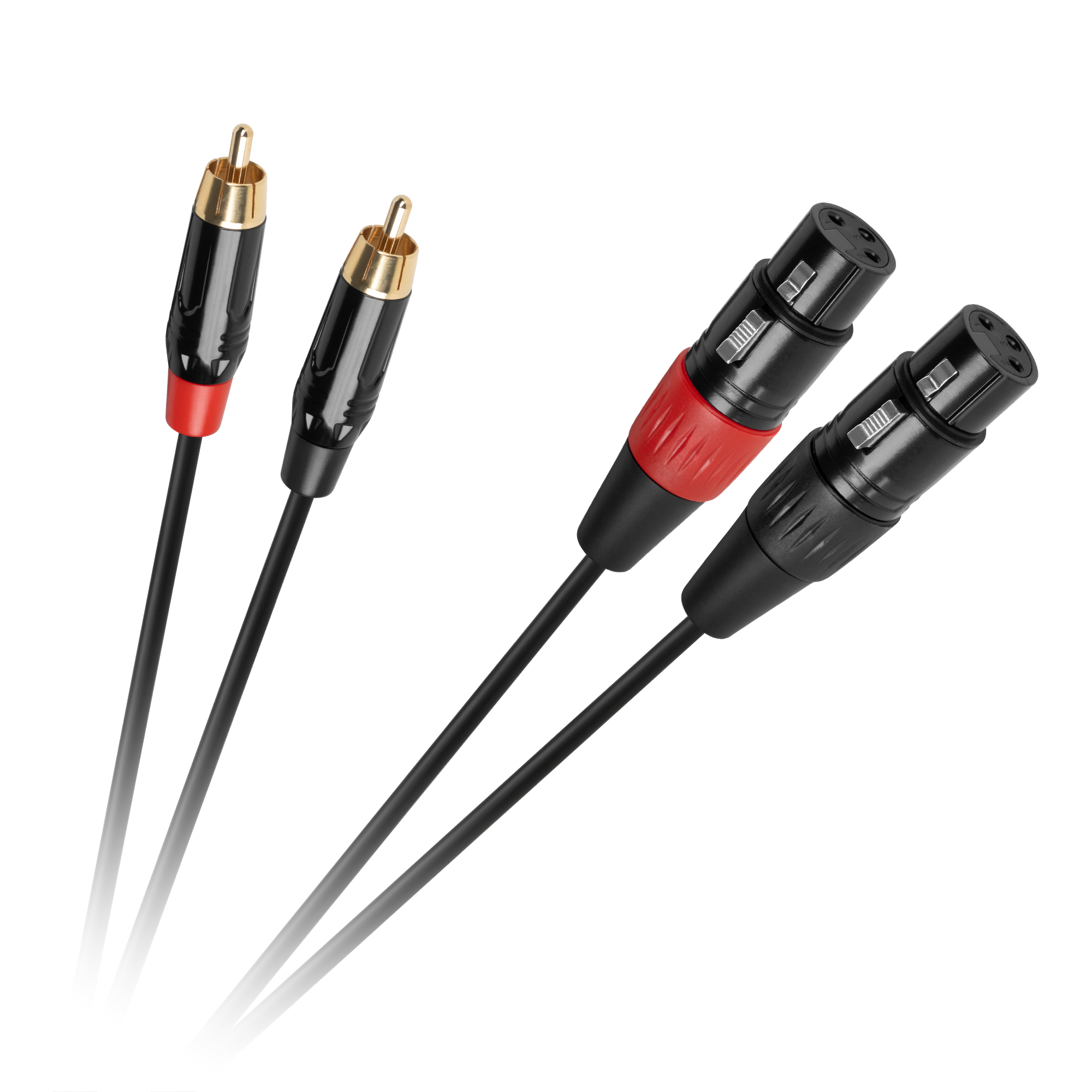 Cabletech XLR–2 RCA ühenduskaabel, 1 m