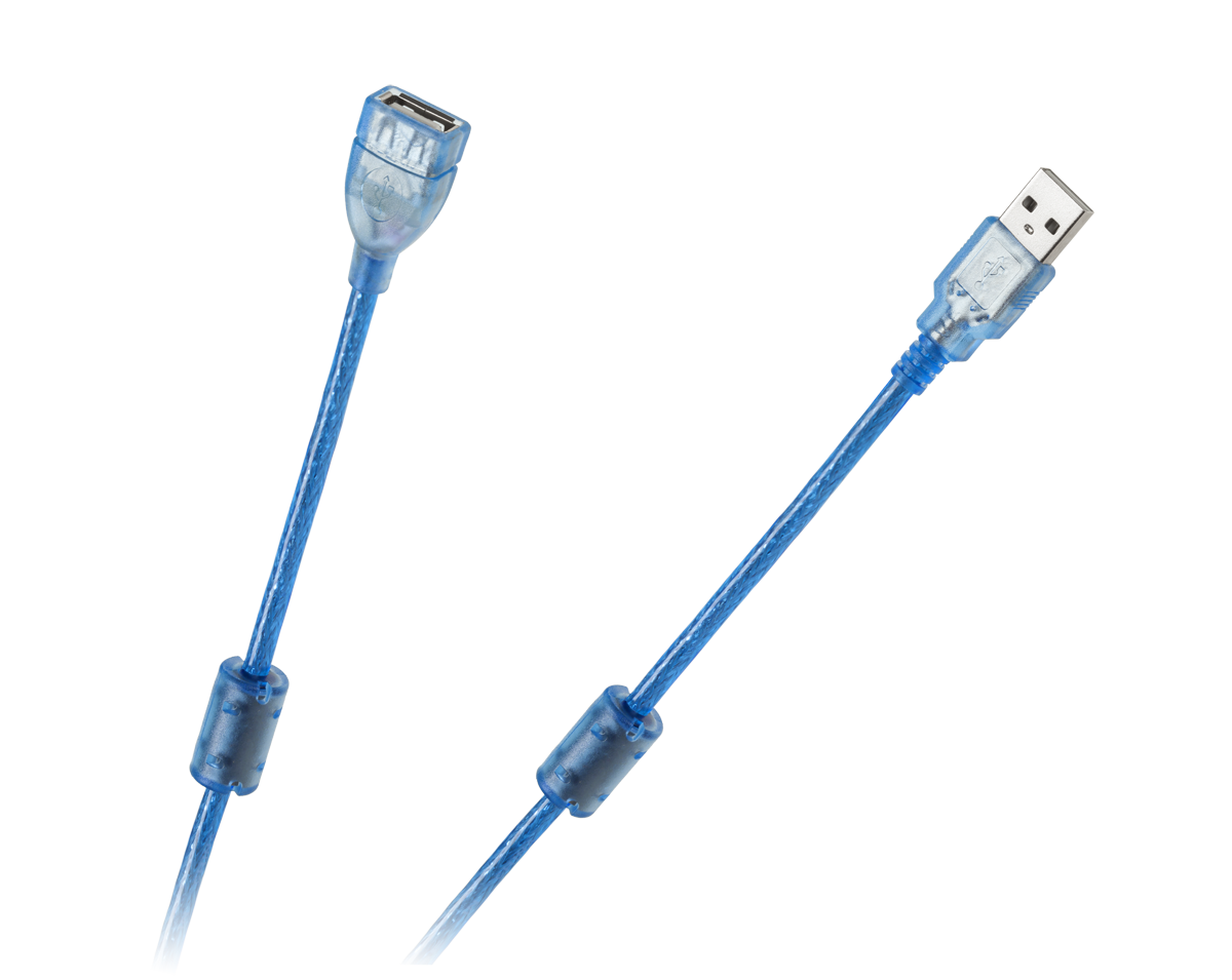 USB 2.0 Type-A pesa – Type-A pistik pikenduskaabel, 5 m, varjestatud, filtriga