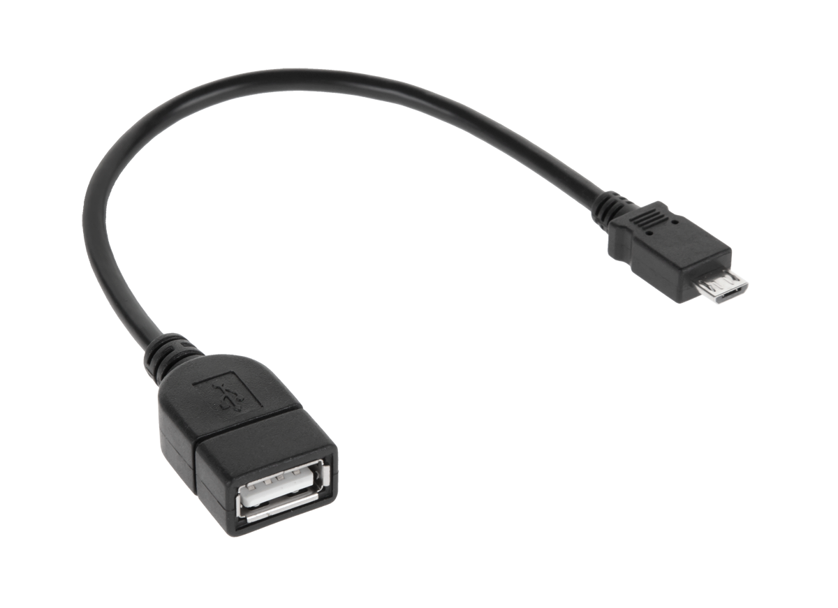 USB-A pesast micro-USB pistikuga kaabel, 20 cm