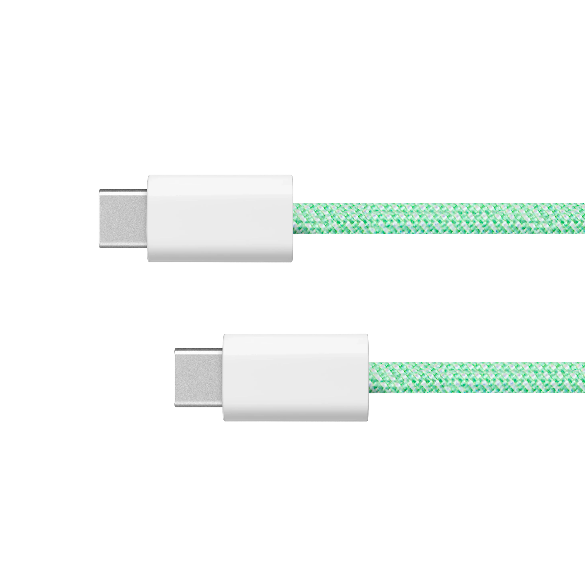 Krüger&Matz Basic USB-C–USB-C kaabel, 100 W, 1 m, roheline