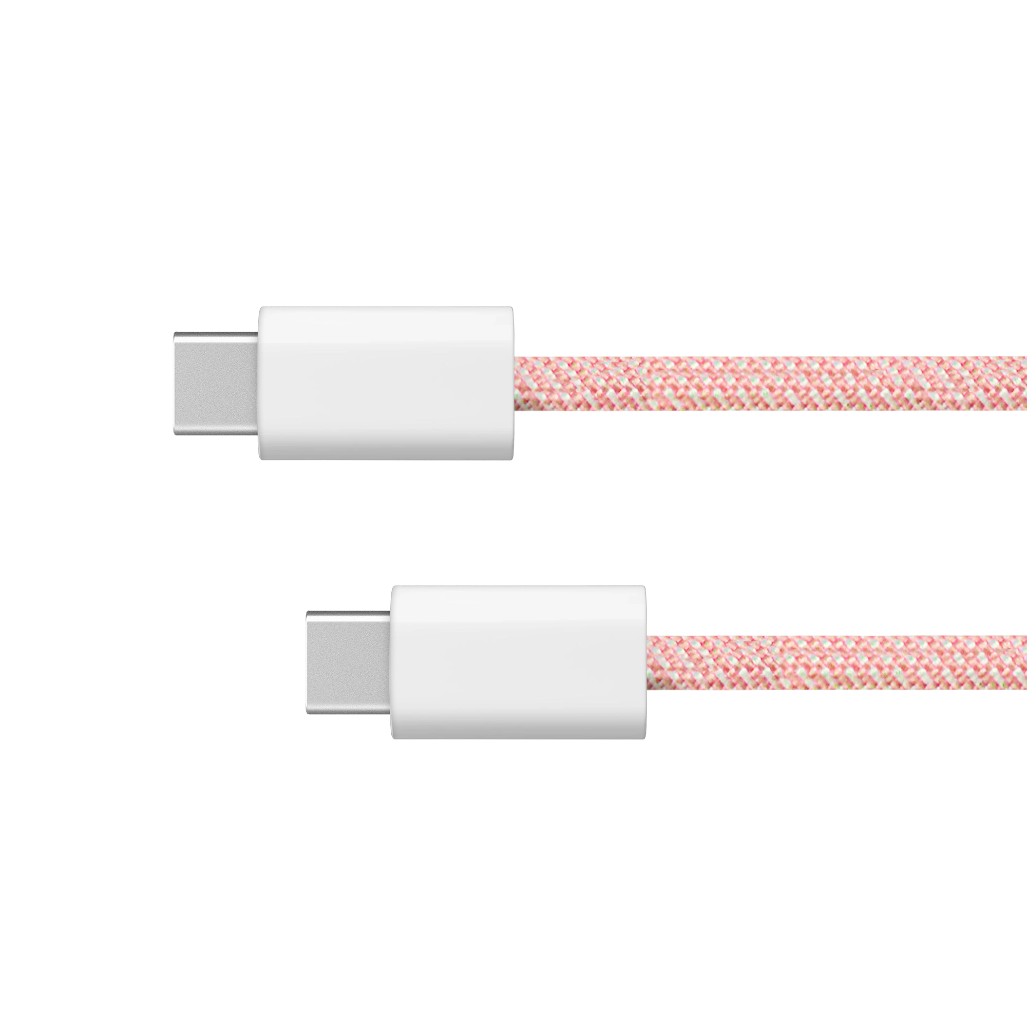 Krüger&Matz Basic USB-C–USB-C kaabel, 60 W, 1 m, roosa