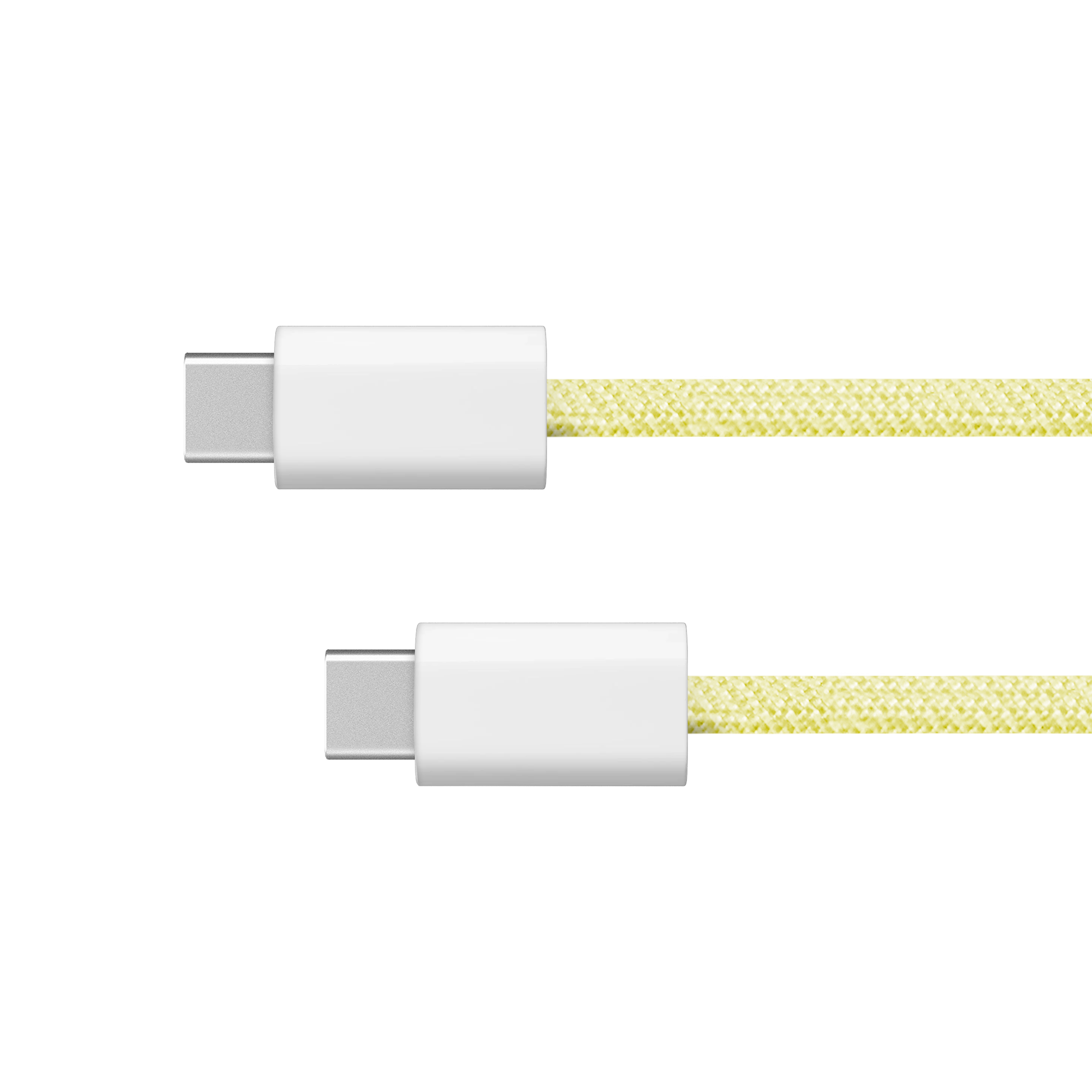 Krüger&Matz Basic USB-C–USB-C kaabel, 60 W, 1 m, kollane