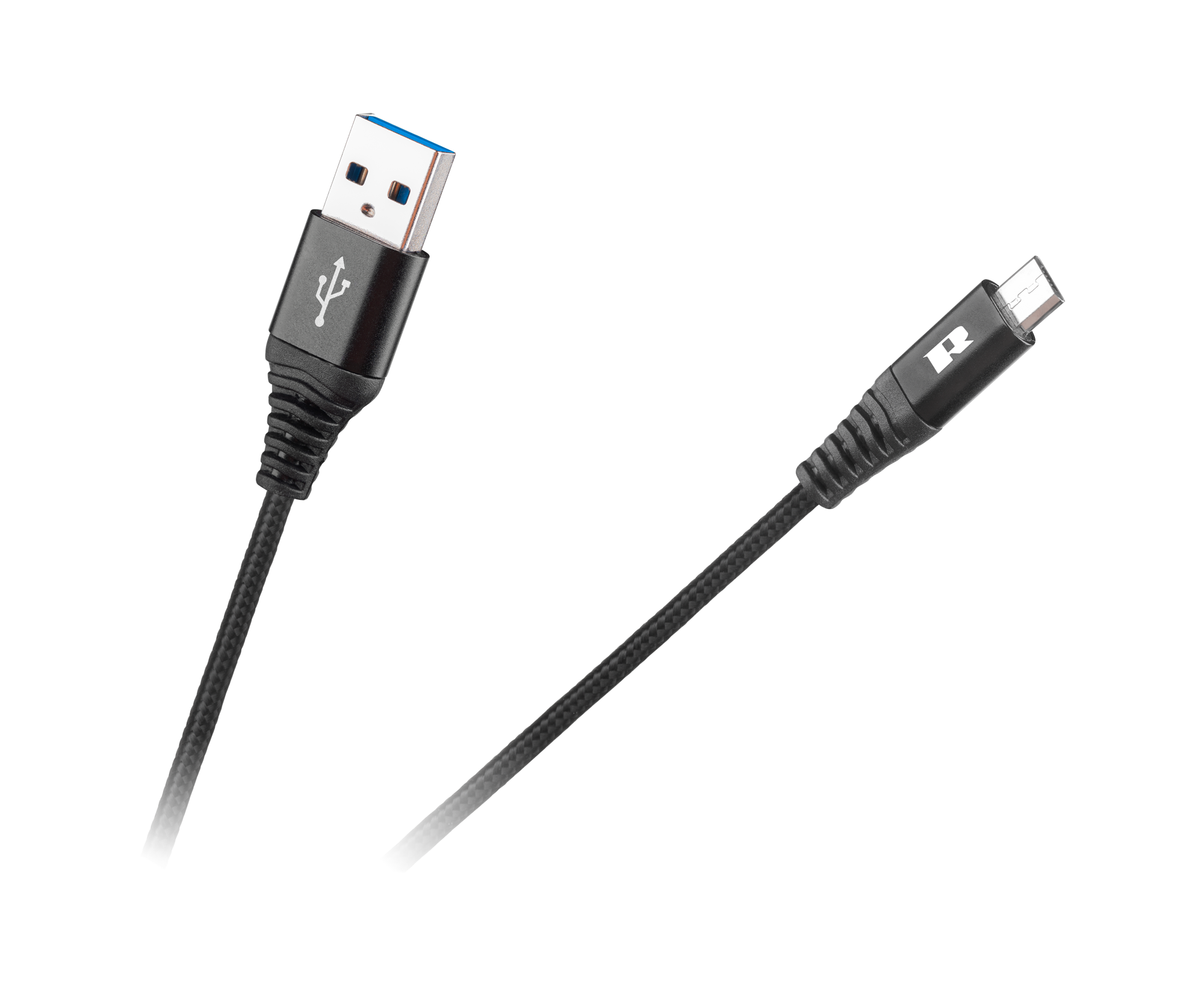 REBEL USB – micro-USB kaabel, 200 cm, must