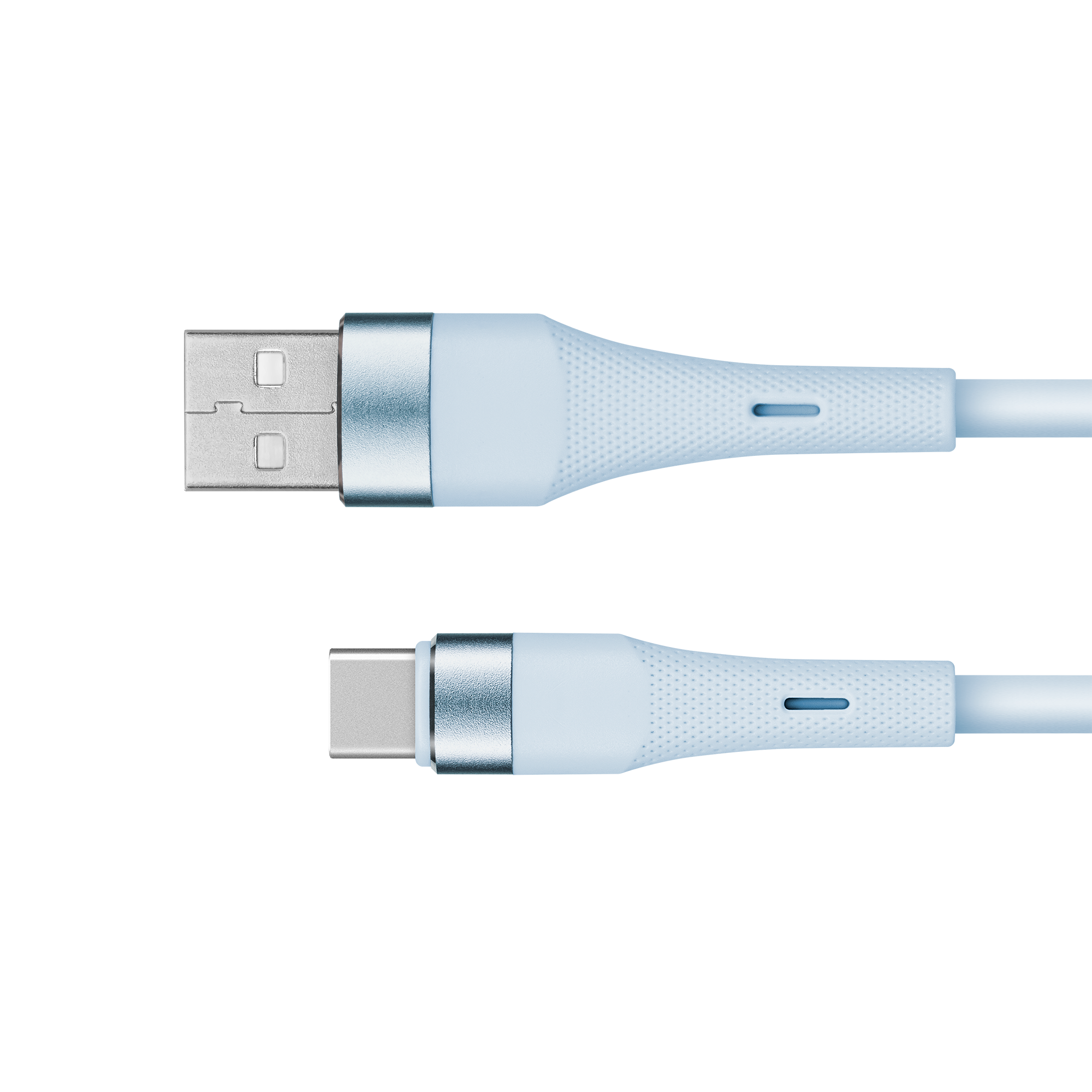 Kruger&Matz Basic silikoonist USB–USB-C kaabel, 1 m, sinine