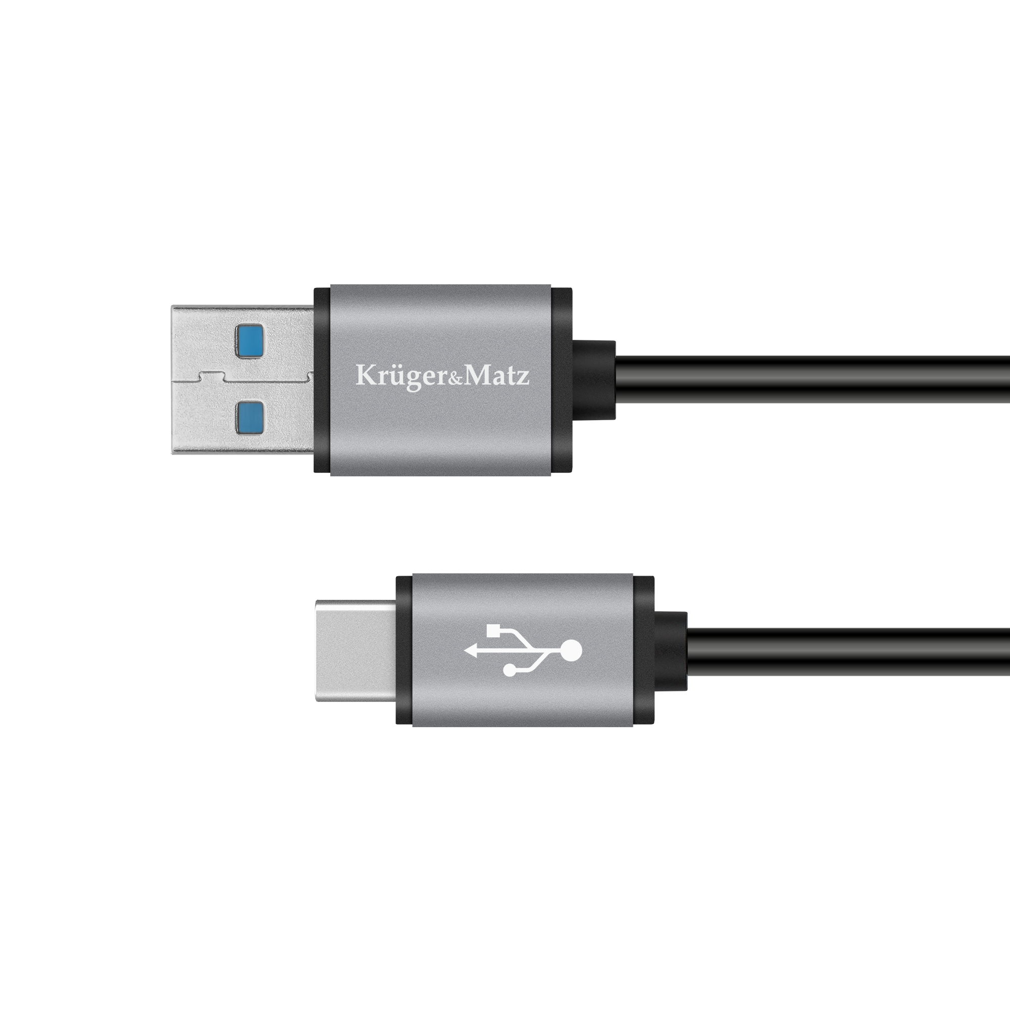 Kruger&Matz Basic USB 3.0 pistik – USB-C pistik kaabel, 5 Gbps, 1 m