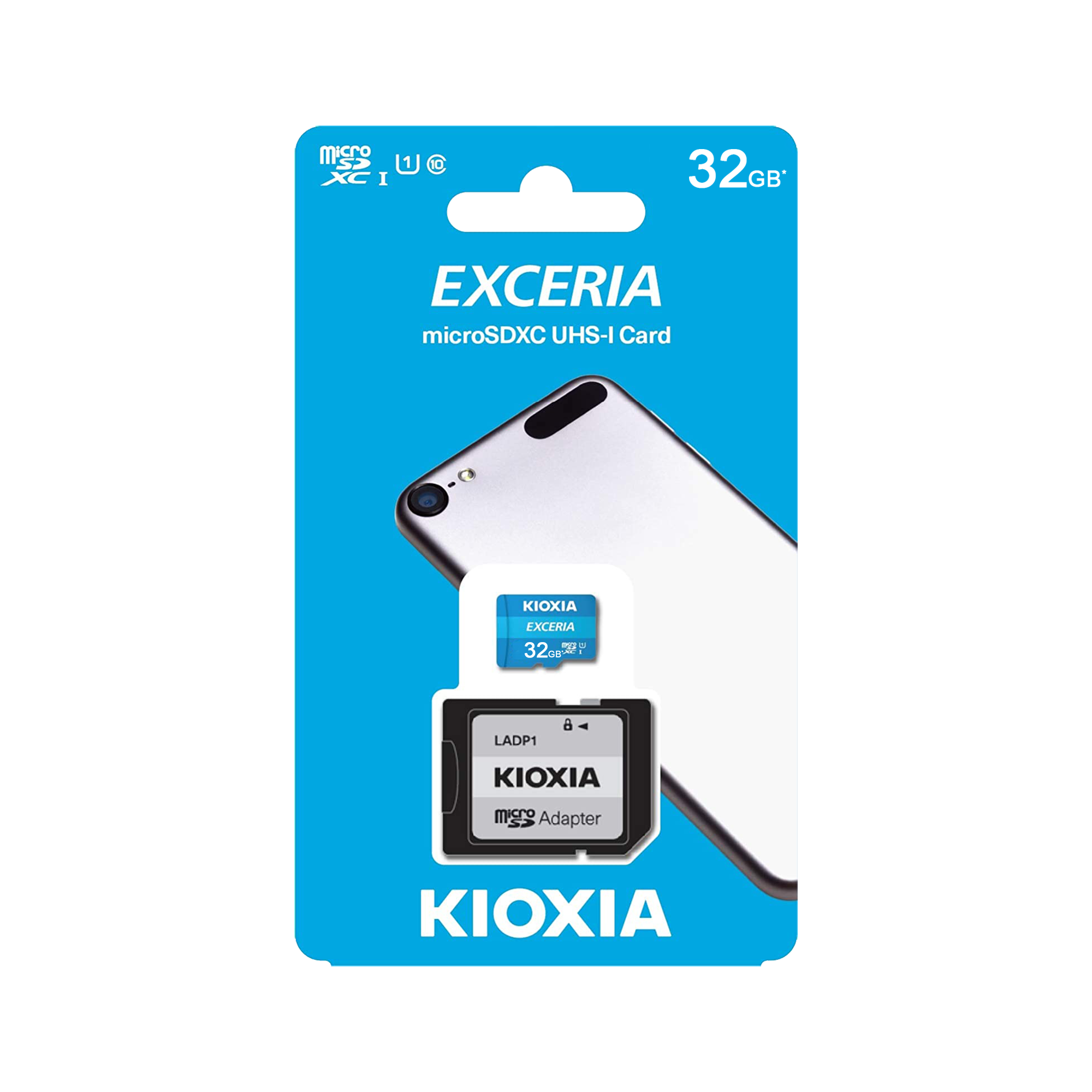 Kioxia microSD 32 GB UHS-I U1 mälukaart adapteriga