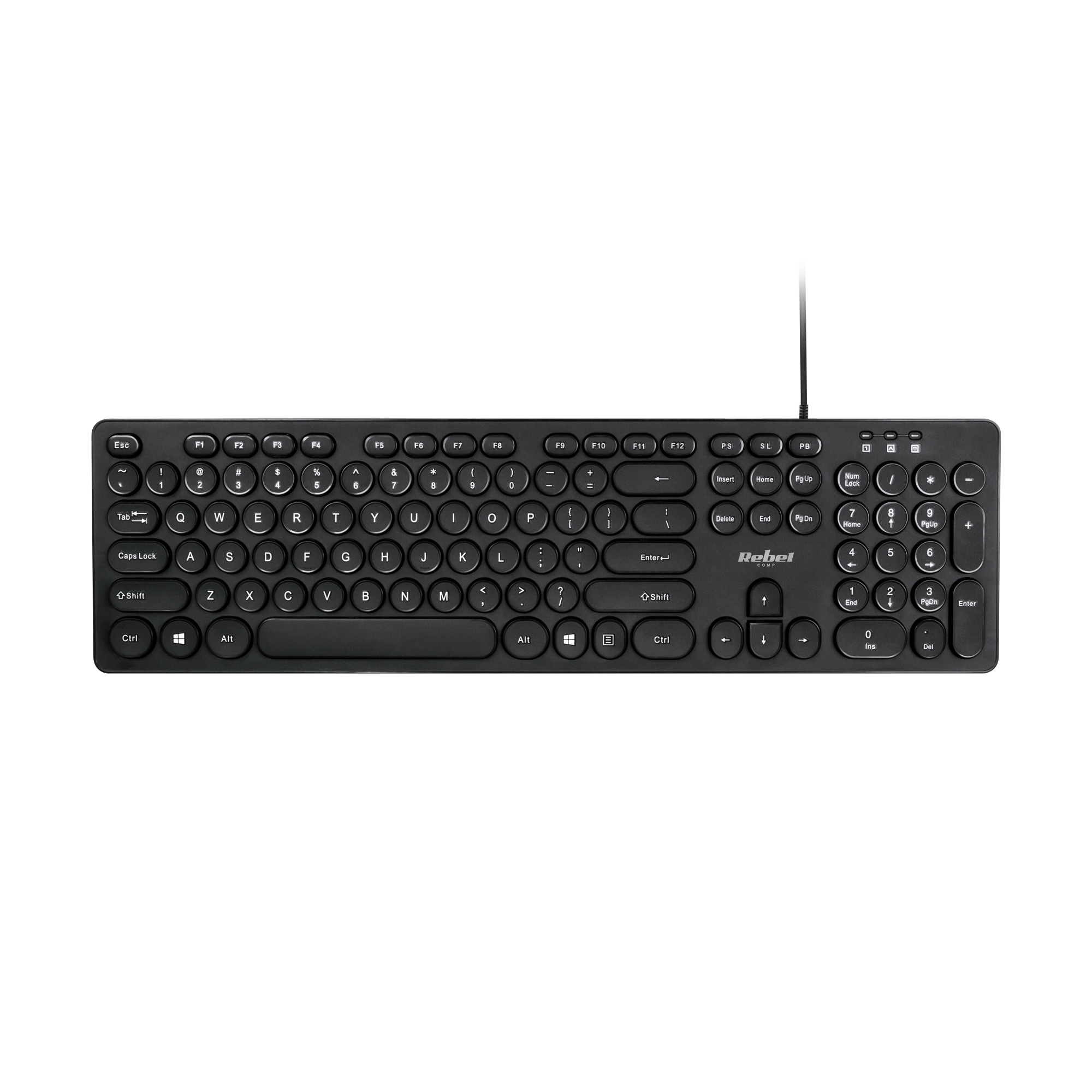 Rebel WDK100 juhtmega klaviatuur
