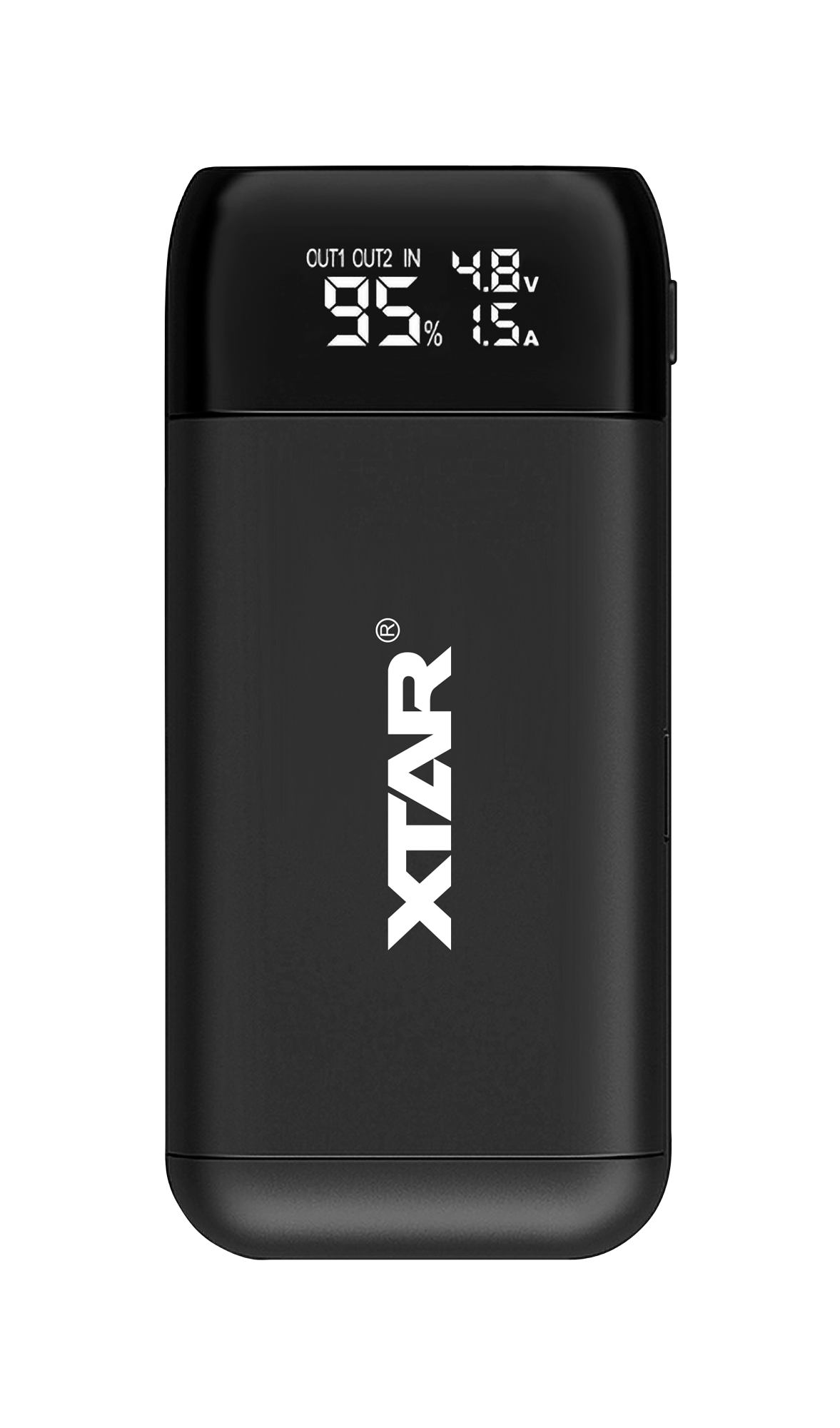 XTAR PB2SL V2 laadija ja akupank 18650 akudele